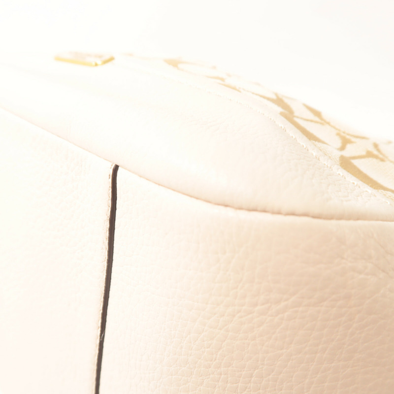 COACH 帆布/牛皮皮革Tote Bag手挽袋-9