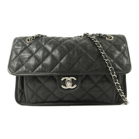 CHANEL 牛皮皮革Shoulder Bag鏈帶肩背袋