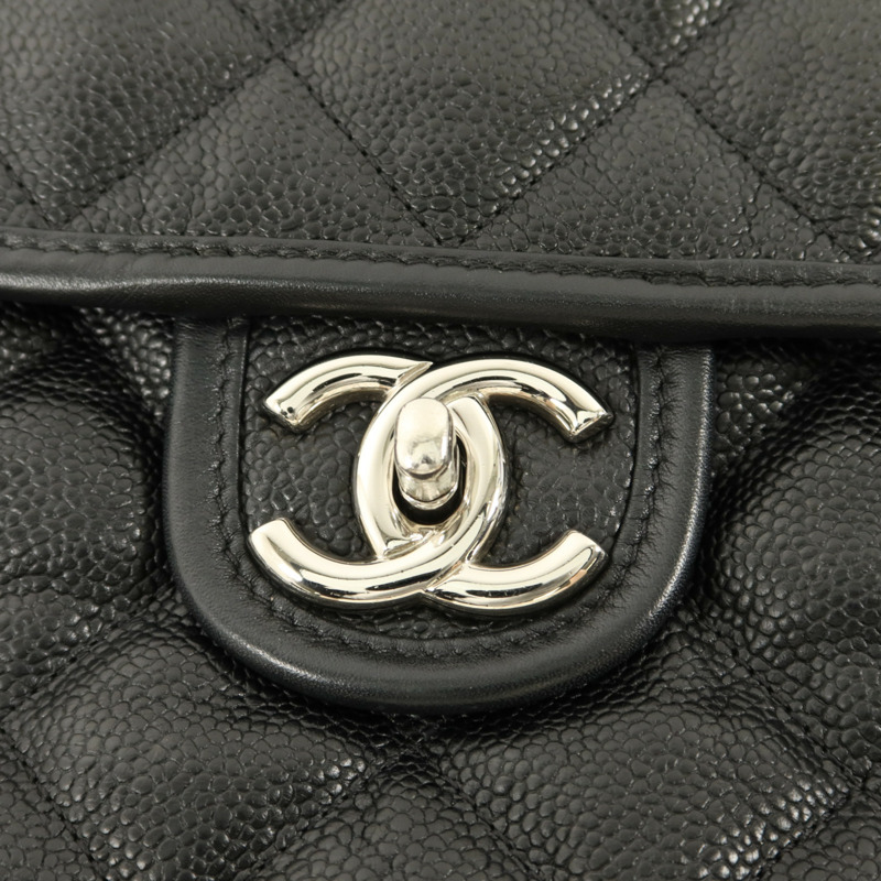 CHANEL 牛皮皮革Shoulder Bag鏈帶肩背袋-9