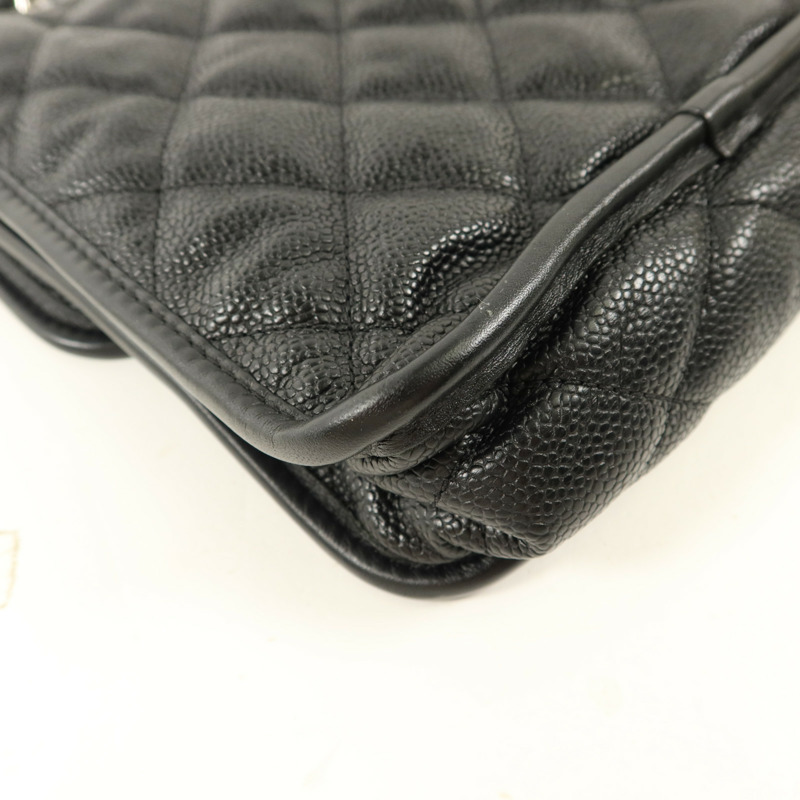 CHANEL 牛皮皮革Shoulder Bag鏈帶肩背袋-11