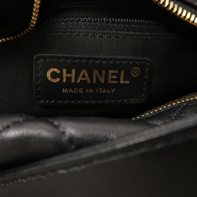 CHANEL 羊皮皮革Small Hobo鏈帶肩背袋-5