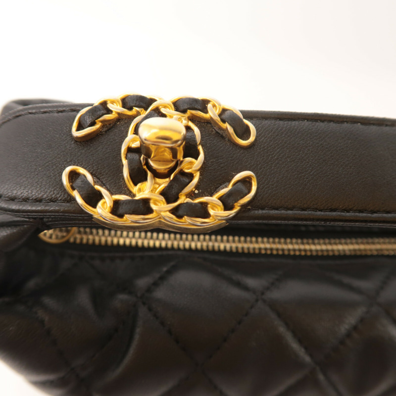 CHANEL 羊皮皮革Small Hobo鏈帶肩背袋-7