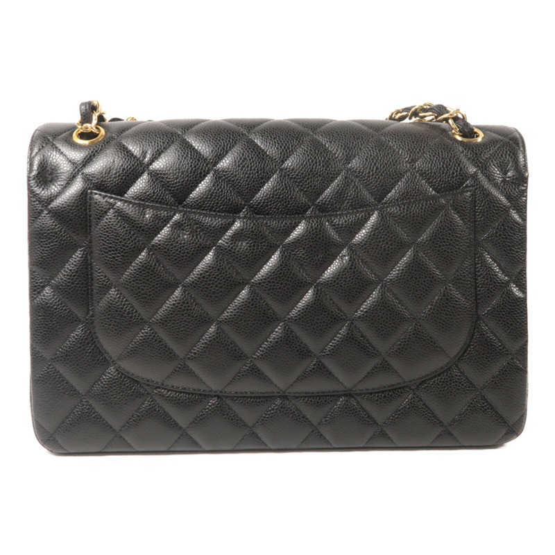 CHANEL 牛皮皮革Large Classic鏈帶肩背袋-2