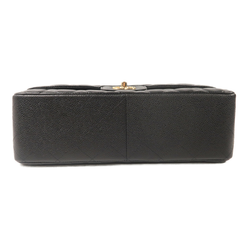 CHANEL 牛皮皮革Large Classic鏈帶肩背袋-3