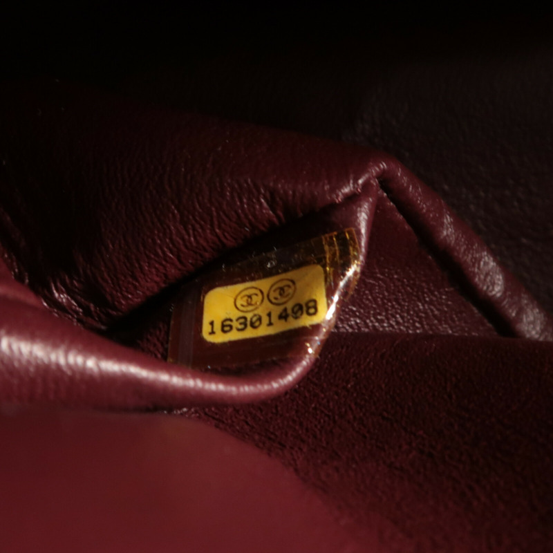 CHANEL 牛皮皮革Large Classic鏈帶肩背袋-6