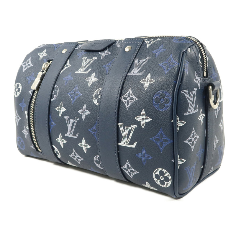 LOUIS VUITTON Monogram Shadow City Keepall肩背袋-2