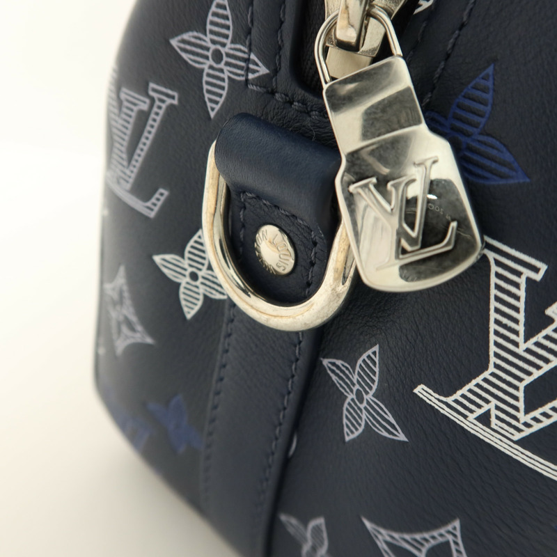 LOUIS VUITTON Monogram Shadow City Keepall肩背袋-10