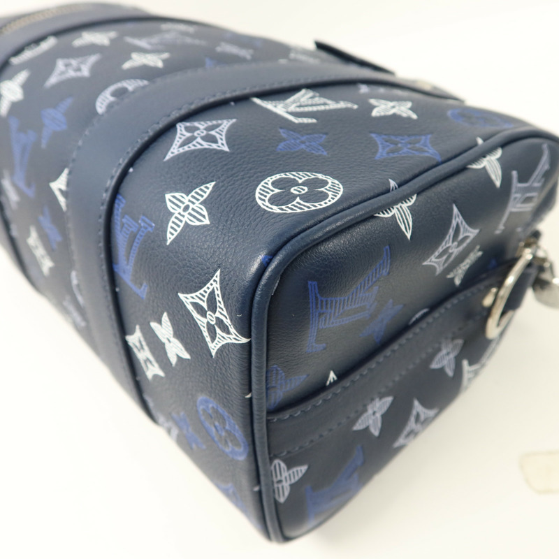 LOUIS VUITTON Monogram Shadow City Keepall肩背袋-11