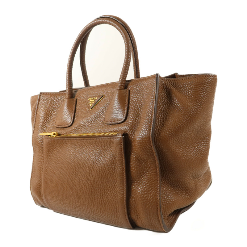 PRADA 牛皮皮革2 Way Shoulder手挽肩背兩用袋-2