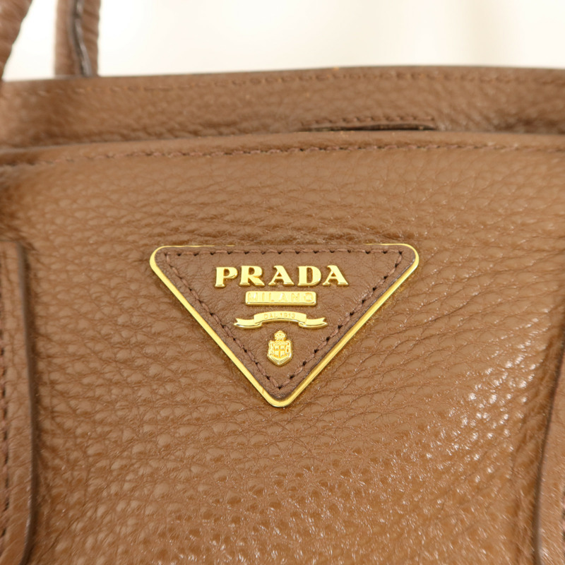 PRADA 牛皮皮革2 Way Shoulder手挽肩背兩用袋-10