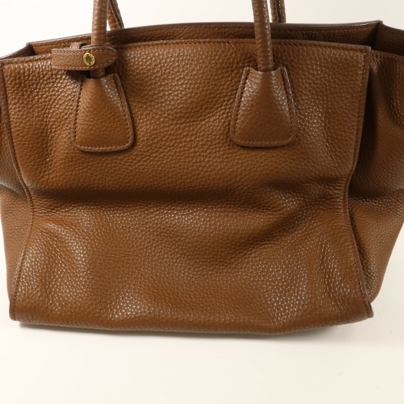 PRADA 牛皮皮革2 Way Shoulder手挽肩背兩用袋-17