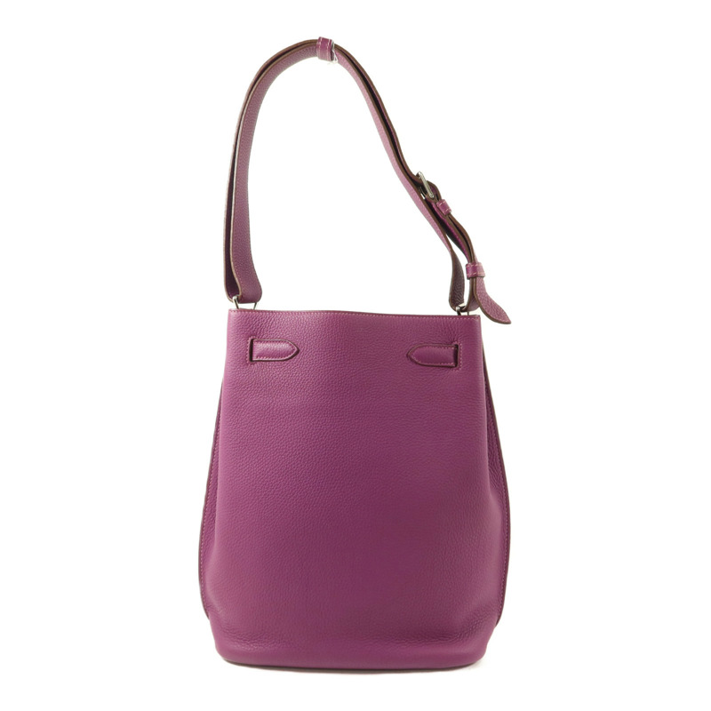 HERMES Clemence皮革So Kelly 22肩背袋Anemone-1