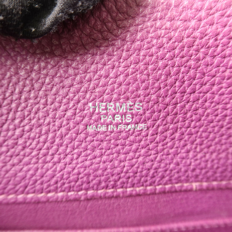 HERMES Clemence皮革So Kelly 22肩背袋Anemone-5