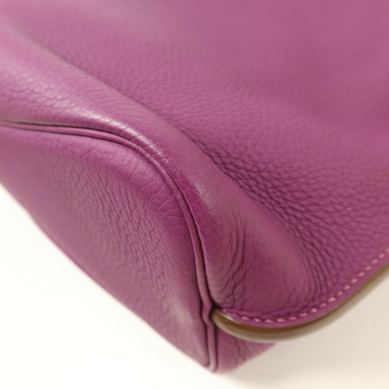 HERMES Clemence皮革So Kelly 22肩背袋Anemone-15