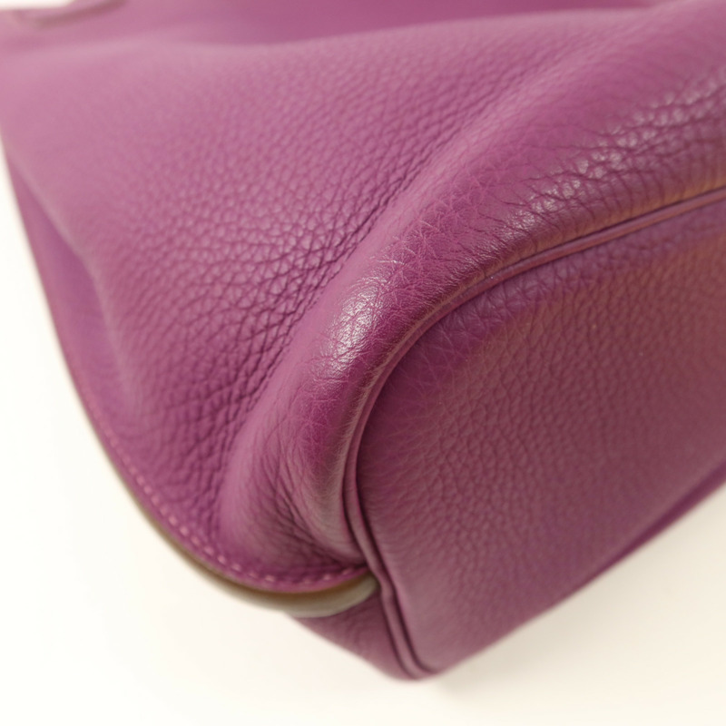 HERMES Clemence皮革So Kelly 22肩背袋Anemone-16