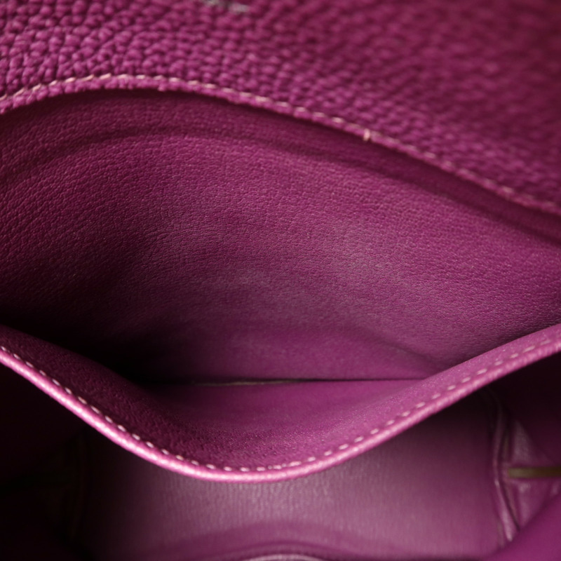 HERMES Clemence皮革So Kelly 22肩背袋Anemone-17