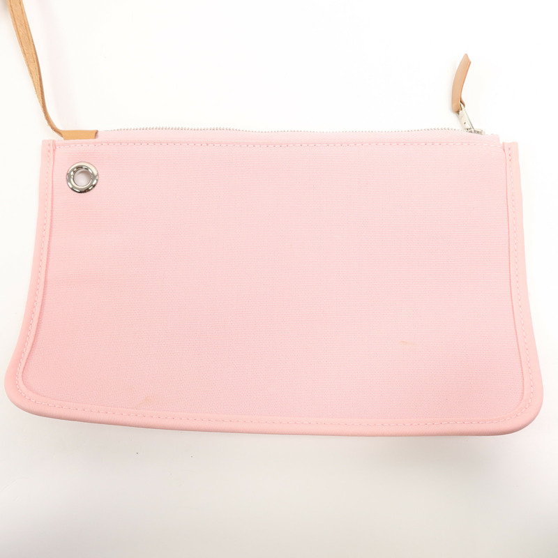 HERMES 帆布Herbag PM手挽肩背兩用袋Rose Sakura-10
