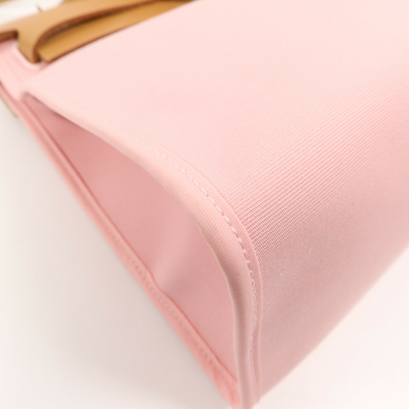 HERMES 帆布Herbag PM手挽肩背兩用袋Rose Sakura-14