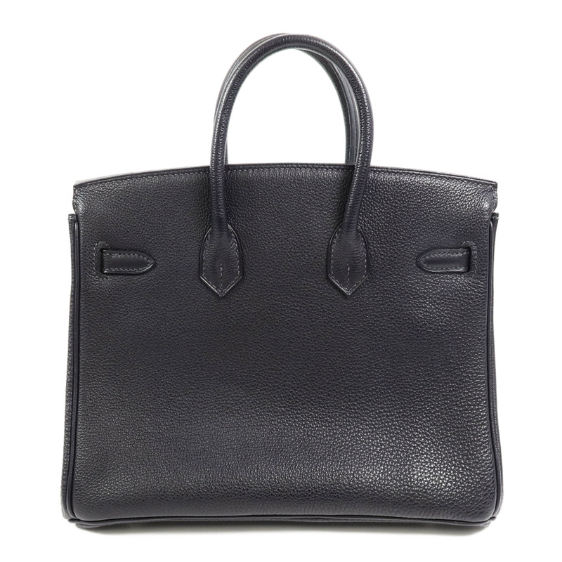 HERMES Togo皮革Birkin 25手挽袋Bleu Indigo-1