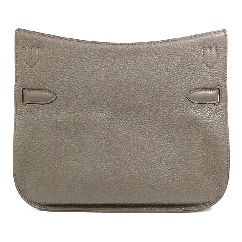 HERMES Togo皮革Jypsiere 28肩背袋Etain-1