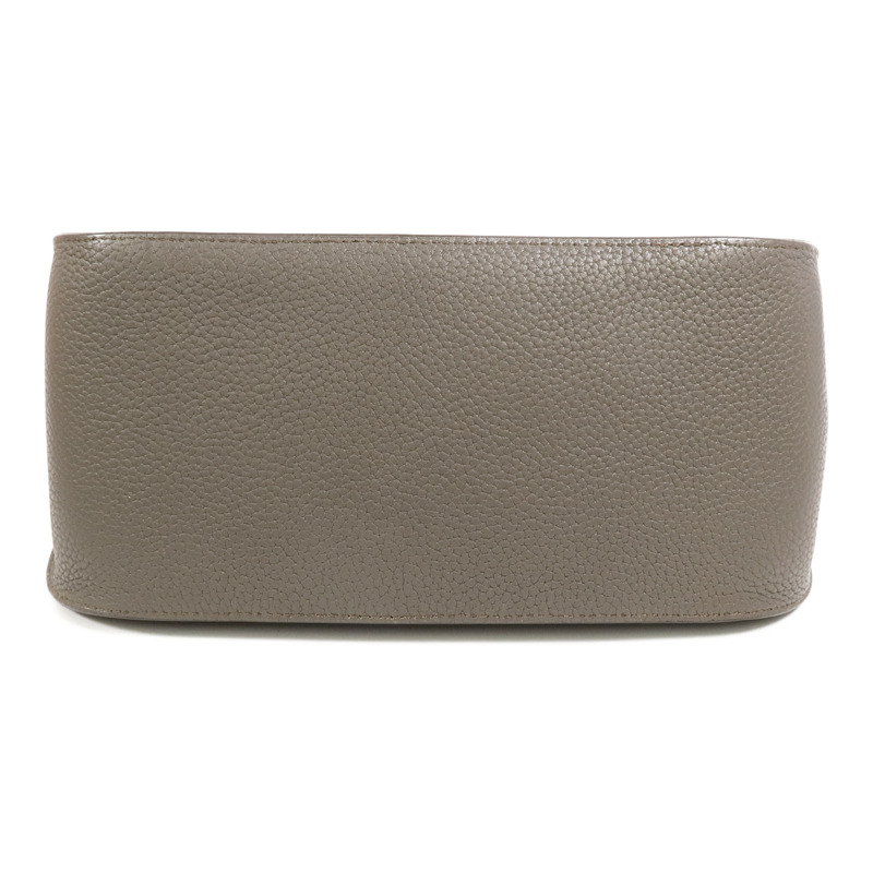 HERMES Togo皮革Jypsiere 28肩背袋Etain-3