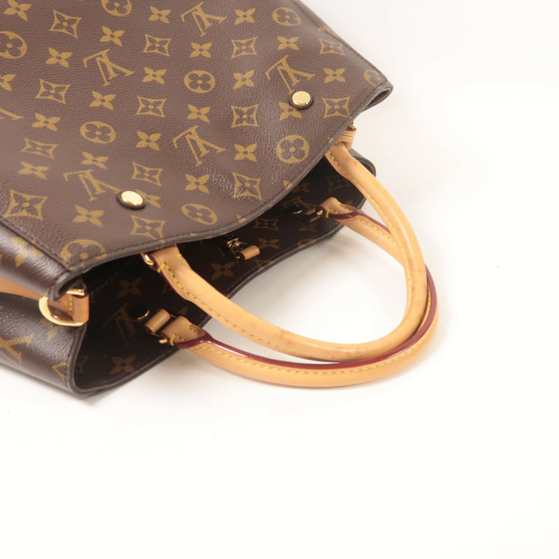 LOUIS VUITTON Monogram Montaigne MM手挽肩背兩用袋-7