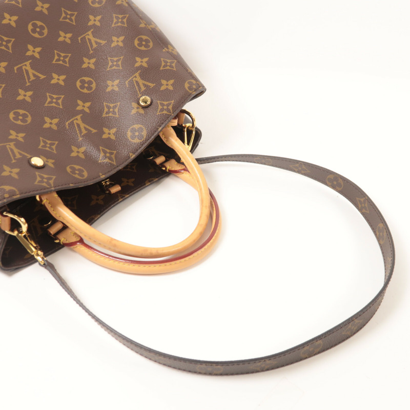 LOUIS VUITTON Monogram Montaigne MM手挽肩背兩用袋-8