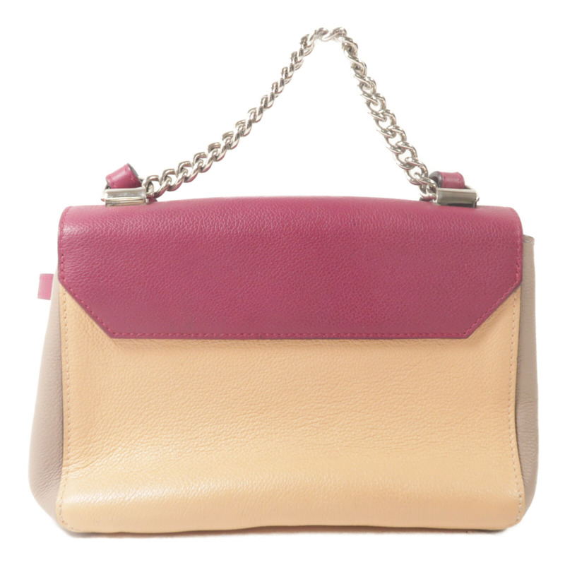 LOUIS VUITTON 牛皮皮革Lockme II BB鏈帶手挽肩背兩用袋-2