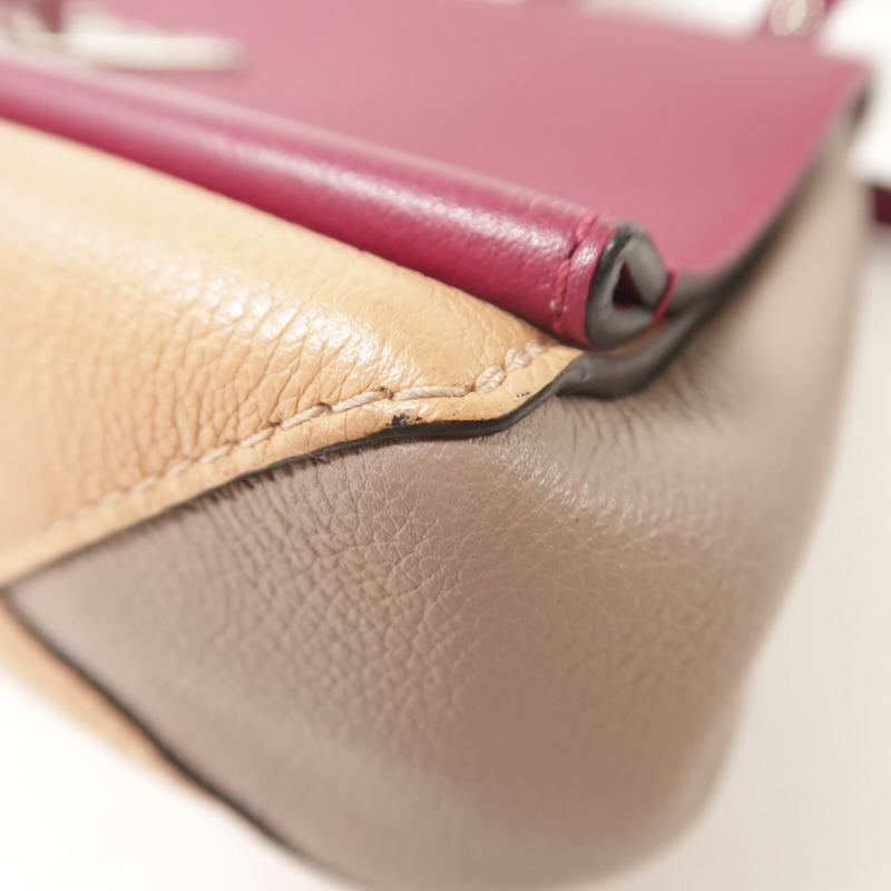 LOUIS VUITTON 牛皮皮革Lockme II BB鏈帶手挽肩背兩用袋-9