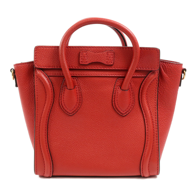 CELINE 牛皮皮革Nano Luggage手挽肩背兩用袋-1