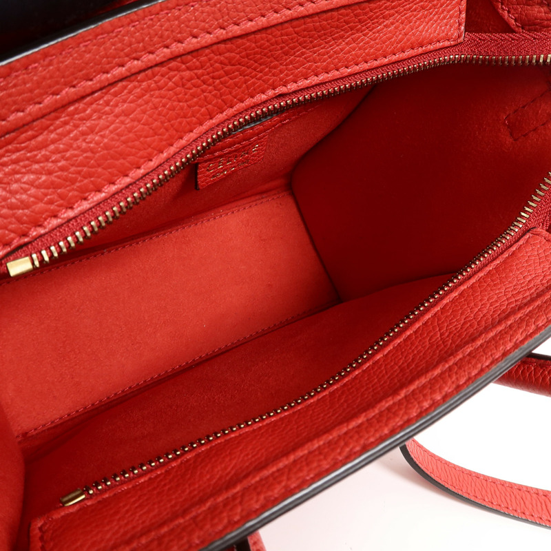 CELINE 牛皮皮革Nano Luggage手挽肩背兩用袋-4