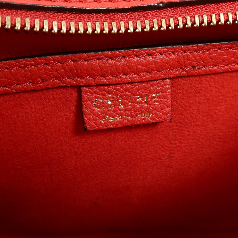 CELINE 牛皮皮革Nano Luggage手挽肩背兩用袋-5