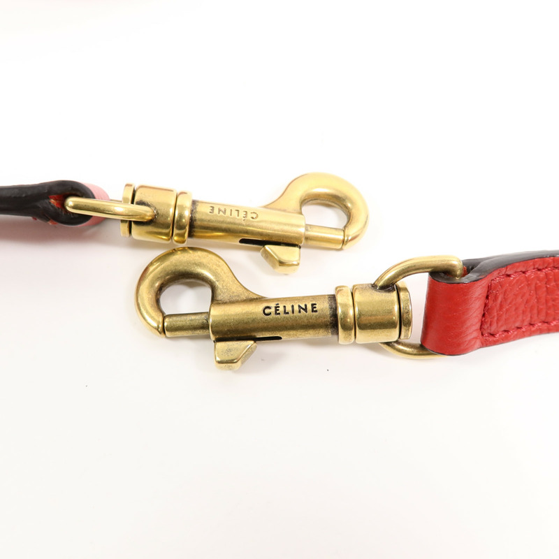 CELINE 牛皮皮革Nano Luggage手挽肩背兩用袋-15