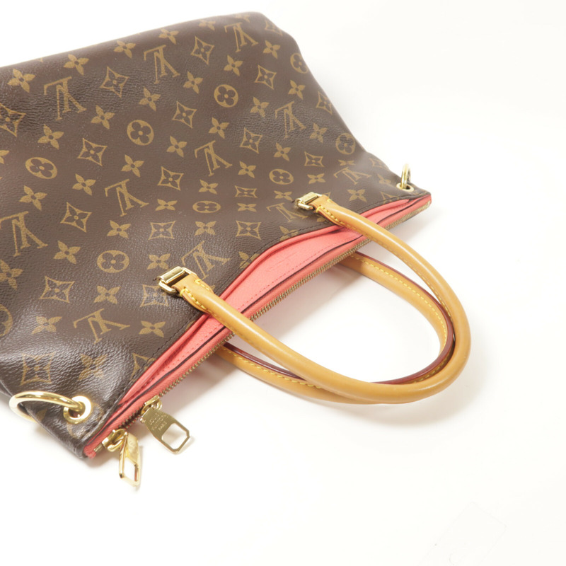 LOUIS VUITTON Monogram Pallas手挽肩背兩用袋-9