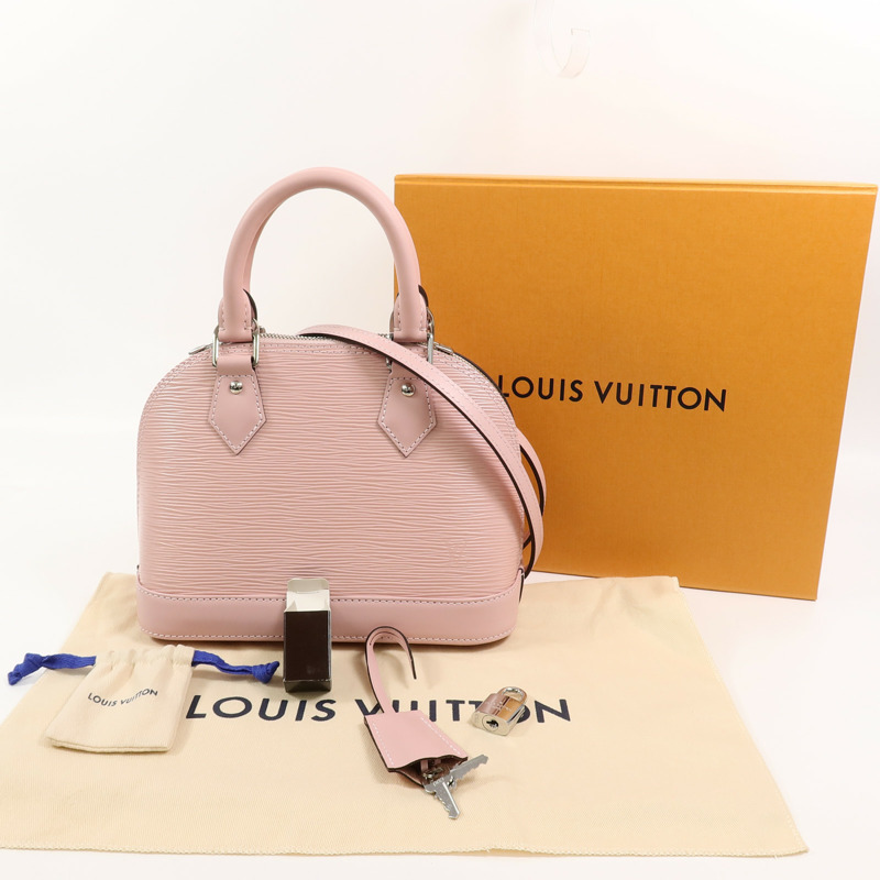 LOUIS VUITTON Epi Alma BB手挽肩背兩用袋-8