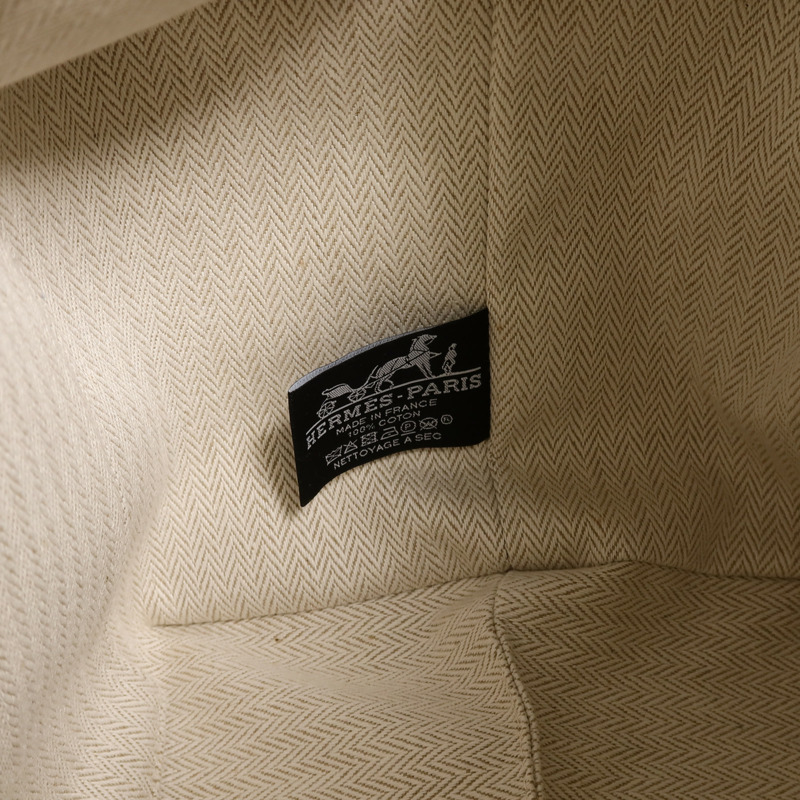 HERMES 帆布Bride a Brac GM手挽袋Naturel-5