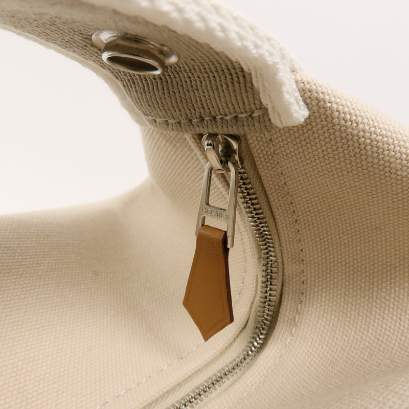 HERMES 帆布Bride a Brac GM手挽袋Naturel-14