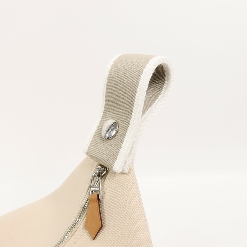 HERMES 帆布Bride a Brac GM手挽袋Naturel-15