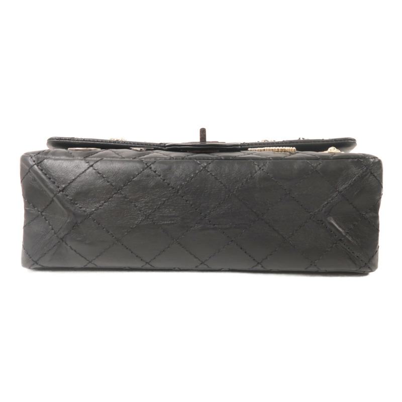 CHANEL 牛皮皮革2.55 Reissue Lucky Charm鏈帶肩背袋-3