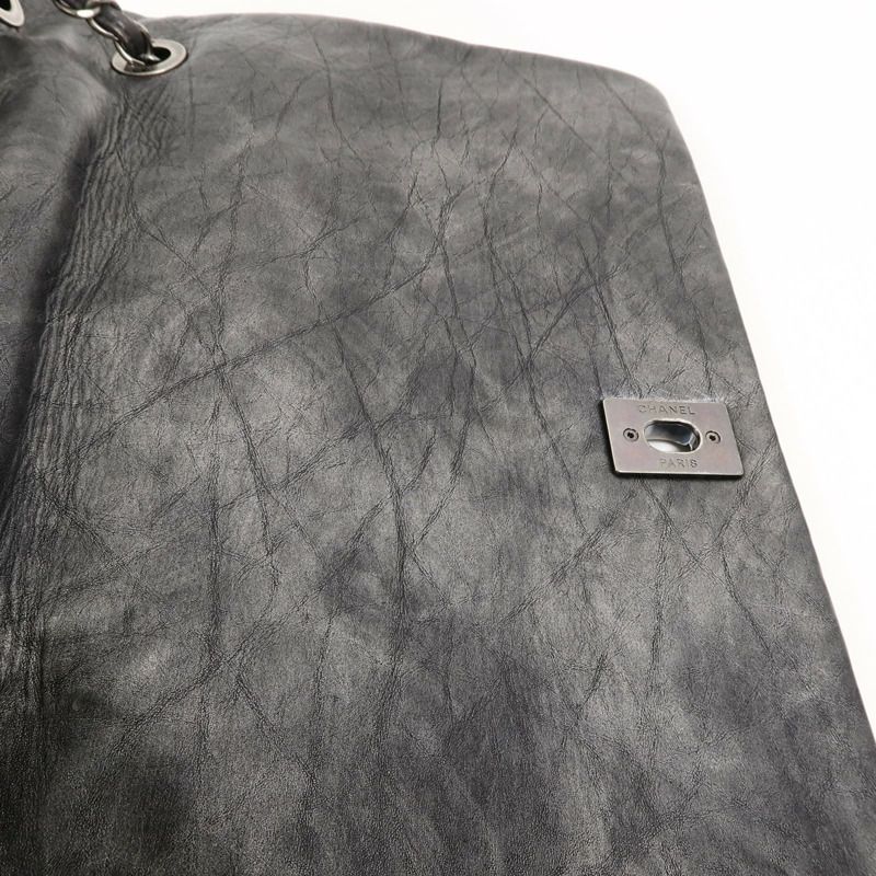 CHANEL 羊皮皮革Chain Shoulder鏈帶手挽肩背兩用袋-14