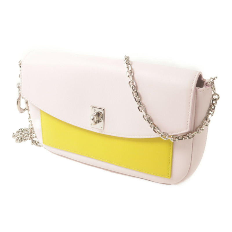 Dior 牛皮皮革Shoulder Bag鏈帶肩背袋-1