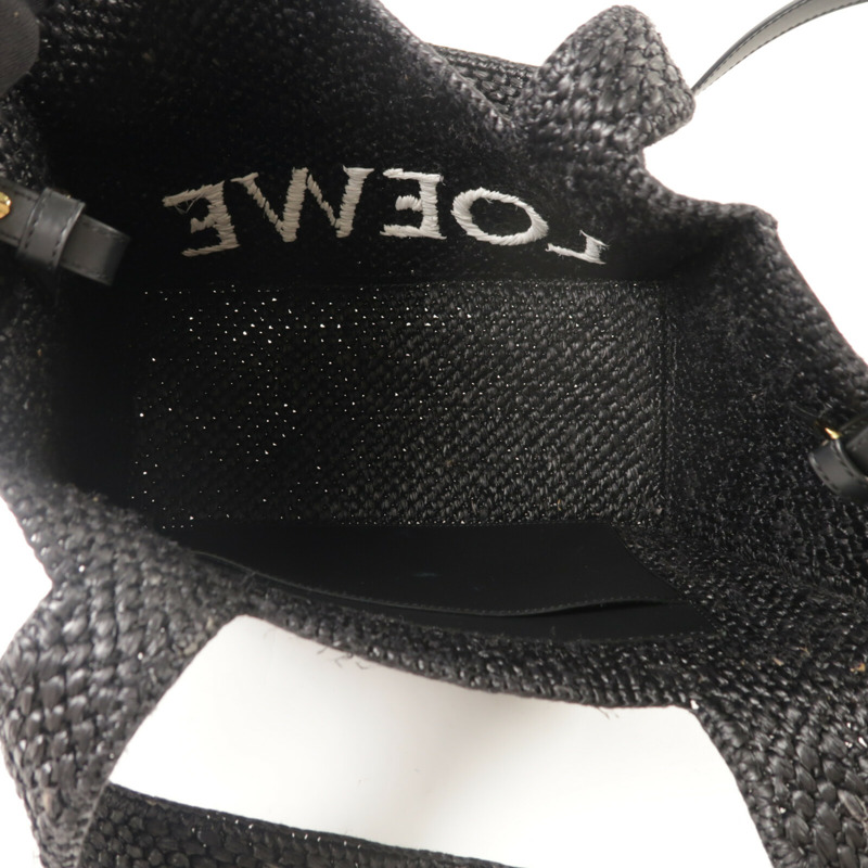 LOEWE Raffia Font Medium手挽肩背兩用袋-4