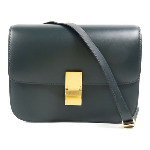 CELINE 牛皮皮革Classic Box Medium肩背袋