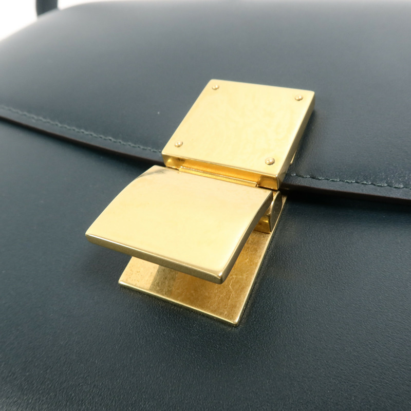 CELINE 牛皮皮革Classic Box Medium肩背袋-9