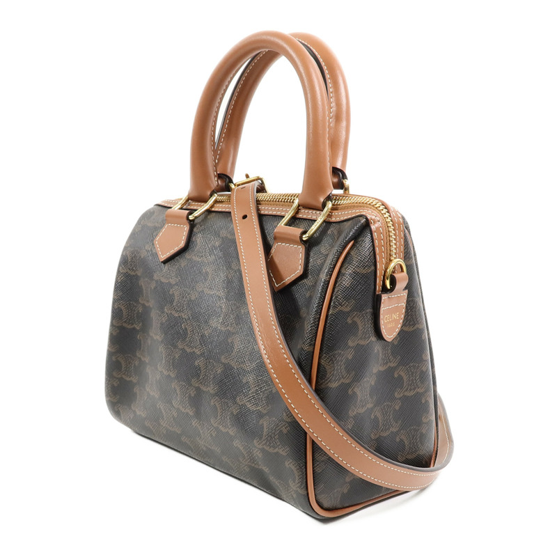 CELINE 塗層帆布Boston Small手挽肩背兩用袋-2