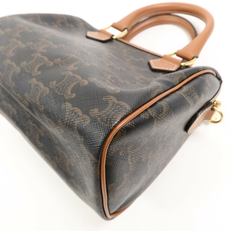 CELINE 塗層帆布Boston Small手挽肩背兩用袋-12