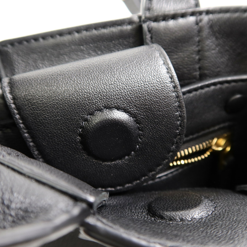 BOTTEGA VENETA 羊皮皮革Mini Cassette手挽肩背兩用袋-10