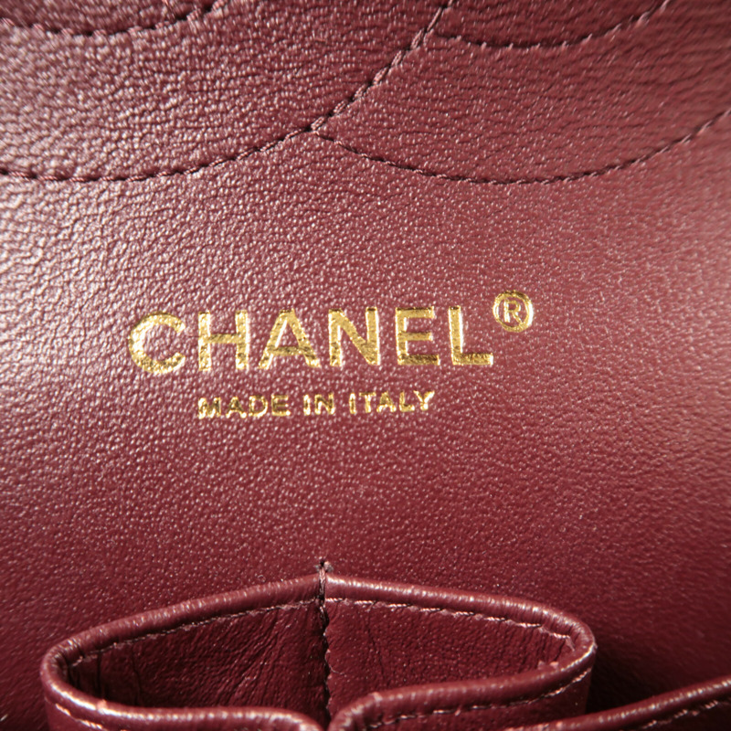 CHANEL 牛皮皮革Large Classic鏈帶肩背袋-5