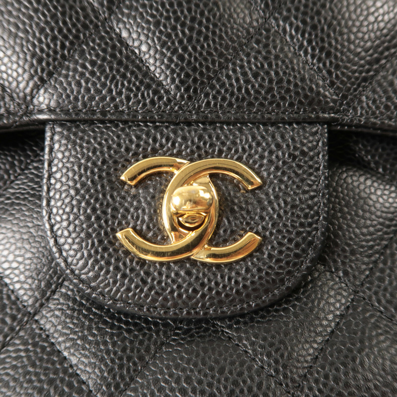 CHANEL 牛皮皮革Large Classic鏈帶肩背袋-8