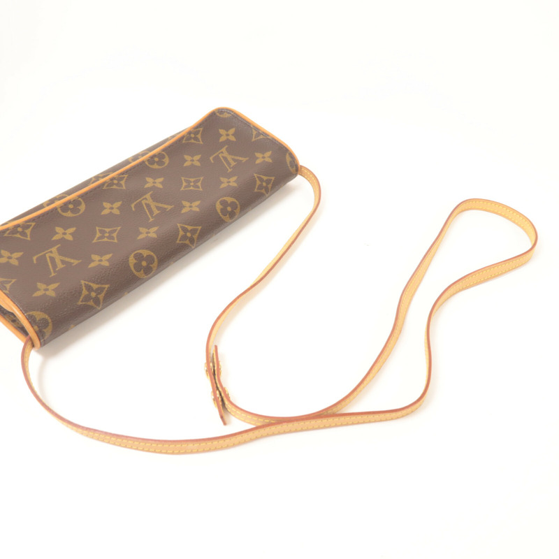 LOUIS VUITTON Monogram Pochette Twin GM肩背袋-7